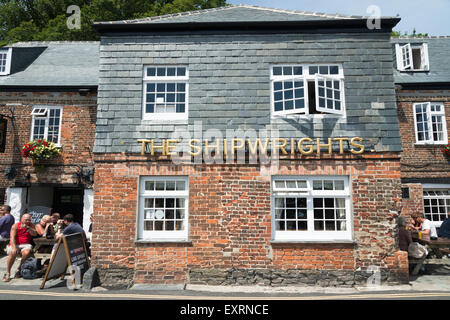 Les armes légères 1790 pub, une auberge traditionnelle à Padstow Cornwall UK Banque D'Images