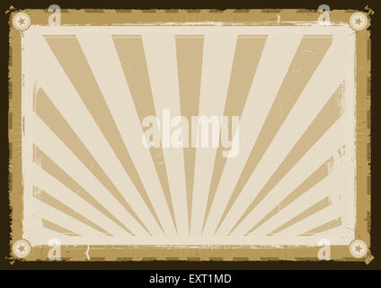 Illustration d'une conception graphique affiche un style vintage background pour diverses matières publicité Banque D'Images