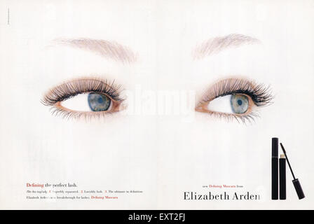 1990 UK Magazine annonce Elizabeth Arden Banque D'Images