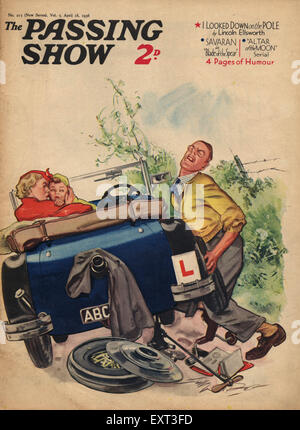 1930 Couverture du Magazine UK Passing Show Banque D'Images