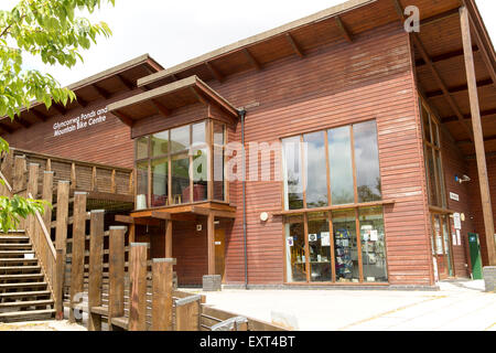 Les étangs Glyncorrwg et centre de vélo de montagne, Glyncorrwg, Neath Port Talbot, Pays de Galles du Sud, UK Banque D'Images