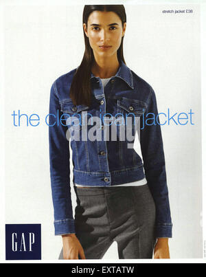 2000s UK Magazine Gap Advert Banque D'Images