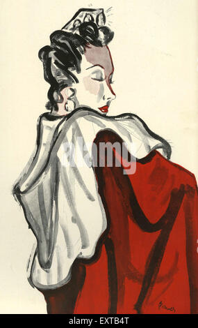 1930 UK pour les femmes dans les années 1930, le plateau du magasin Banque D'Images