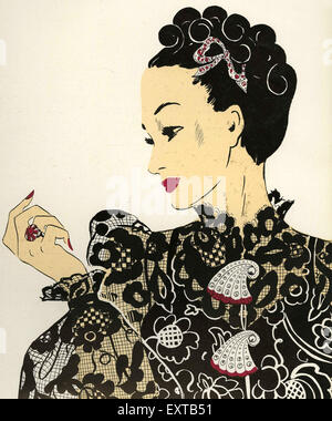 1930 UK pour les femmes dans les années 1930, le plateau du magasin Banque D'Images