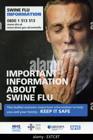 2000s UK National Health Service Publicité Magazine Banque D'Images