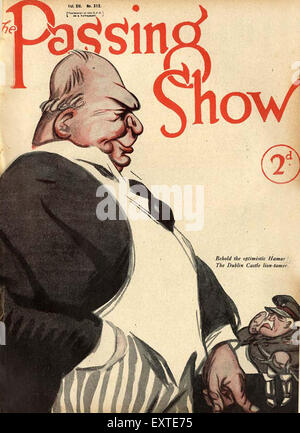 1930 UK La couverture de magazine Passing Show Banque D'Images