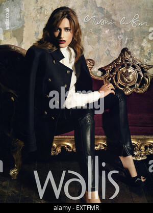 2000s UK Magazine annonce Wallis Banque D'Images