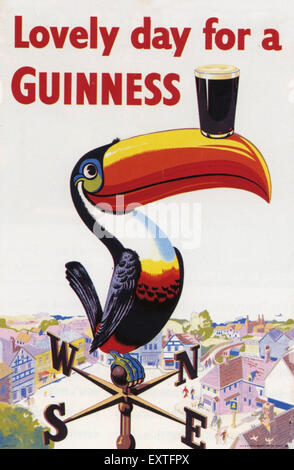 1930 UK Magazine annonce Guinness Banque D'Images