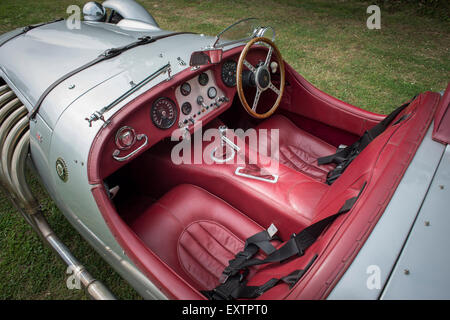 Cockpit de l'ronart W Coventry Jaguar Voiture Kit de base V8 en argent Banque D'Images