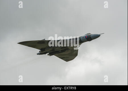 Avro Vulcan XH558 l'esprit de Grande-bretagne jet à aile delta propulsé bombardier nucléaire stratégique Banque D'Images