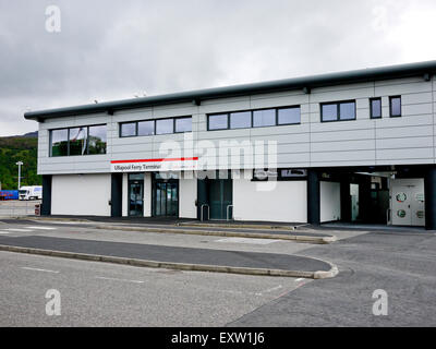 Le terminal de ferry d''Ullapool, Ullapool, Ross-Shire, Ecosse, Royaume-Uni. Banque D'Images