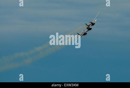 Vol d'avion historique à Airshow Banque D'Images