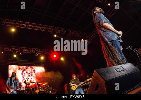 Milan, Italie 30er juin 2015. Damian Marley effectue live au Carroponte © Roberto Finizio/Alamy Live News Banque D'Images