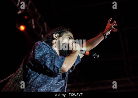 Milan, Italie 30er juin 2015. Damian Marley effectue live au Carroponte © Roberto Finizio/Alamy Live News Banque D'Images