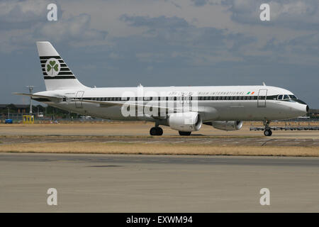 AER LINGUS A320 EN RÉGIME RÉTRO Banque D'Images