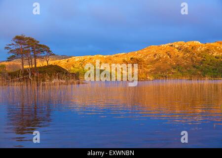 Le Loch Assynt, Suardalain Druim, Ecosse, Grande-Bretagne, Europe Banque D'Images