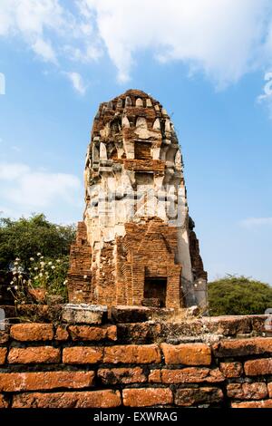 Temple bouddhiste d'Ayutthaya, Thaïlande Banque D'Images