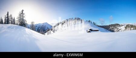 Paysage de lève-vitre à Altenmarkt-Zauchensee, Autriche Banque D'Images