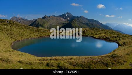 Feldringalm et Aït Mansour, Alpes de Stubai, Tyrol, Autriche, Europe Banque D'Images