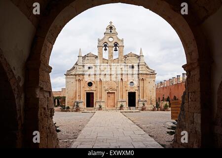 Monastère d'Arkadi, Crète, Grèce Banque D'Images