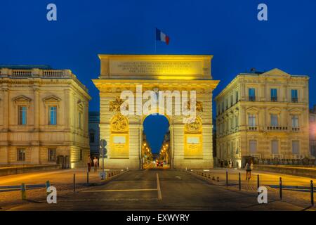 Porte du Peyrou, Montpellier, Languedoc-Roussillon, France, Europe Banque D'Images