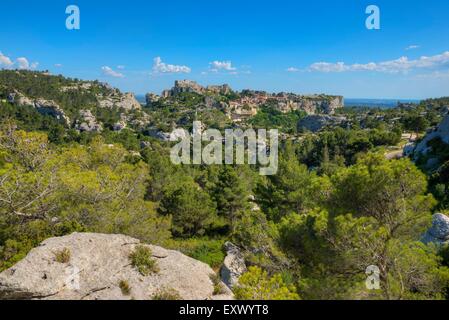 Les Baux-de-Provence, Alpilles,Bouches-du-Rhône, Provence - Alpes-Cote d'Azur, France, Europe Banque D'Images