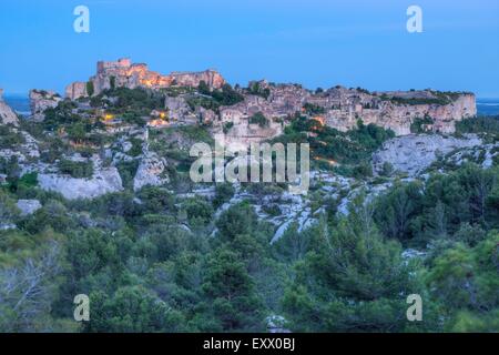 Les Baux-de-Provence, Bouches-du-Rhône, Provence - Alpes-Cote d'Azur, France, Europe Banque D'Images