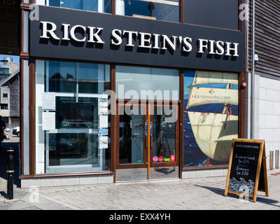 Rick Stein's Fish Restaurant, découverte Quay, Falmouth, Cornwall, England, UK Banque D'Images