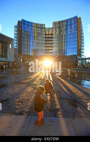 Le nouveau quartier d'affaires à Porta Nuova, Milan, Italie Banque D'Images