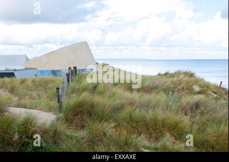 Utah Beach est l'une des cinq plages du débarquement dans le débarquement en Normandie le 6 juin 1944, au cours de la Seconde Guerre mondiale. Banque D'Images