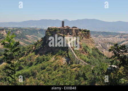 Civita di Bagnoregio, la ville fantôme en Italie Banque D'Images