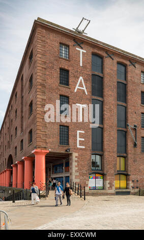 La galerie d'art Tate Liverpool Albert Dock, à Liverpool, Angleterre, Royaume-Uni Banque D'Images