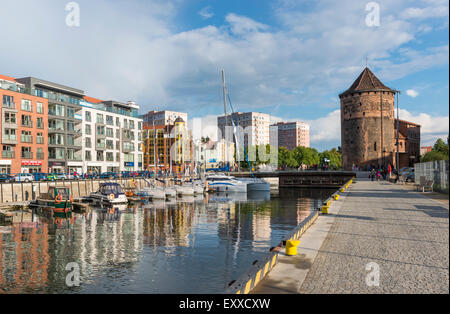 La marina de Gdansk, Pologne, Europe Banque D'Images