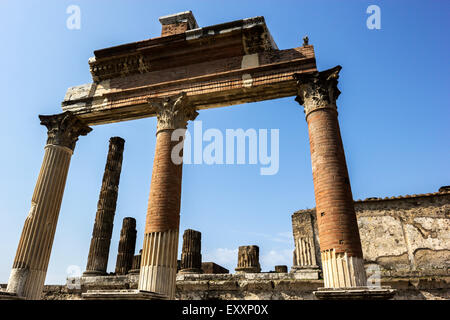 Ruines de Pompéi en Italie Banque D'Images