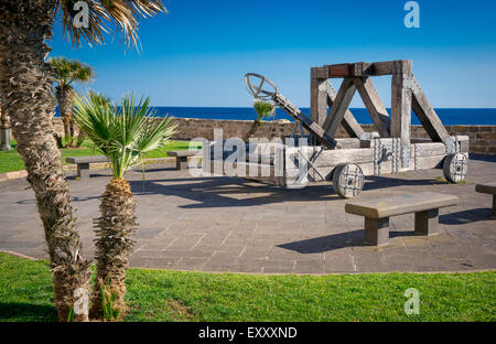 L'un des plus beaux de la Sardaigne, Alghero villes médiévales Banque D'Images