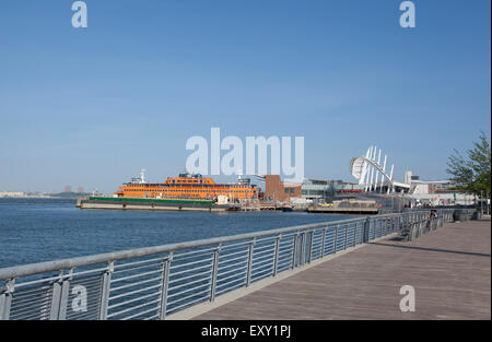 Staten Island Ferry Terminal Banque D'Images