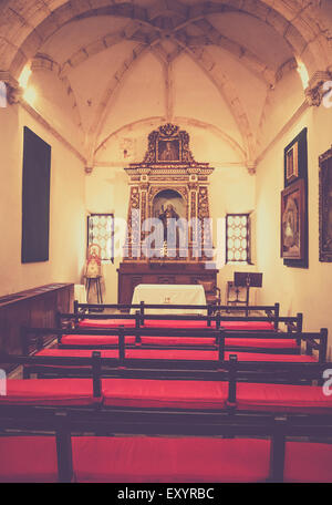 Intérieur de la cathédrale de Saint-Domingue, République Dominicaine Banque D'Images