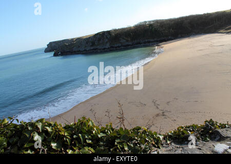 Barafundle bay beach, Pembrokeshire, Pays de Galles de l'Ouest. UK Banque D'Images