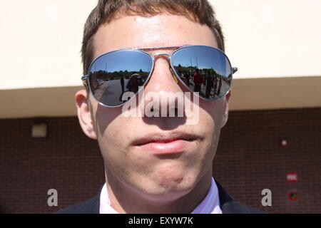 Marietta, GA, USA. 13 avr, 2012. Rassembler des photos montrant de la Marine américaine Lance Corporal Skip to Wells tout en étudiant et en cadet JROTC Sprayberry High School. Photo gracieuseté JROTC © Robin Rayne Nelson/ZUMA/Alamy Fil Live News Banque D'Images