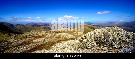 Le nord du Lake District Fells Banque D'Images