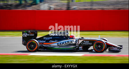 Voiture de course de Maclaren Grand Prix de Silverstone Banque D'Images