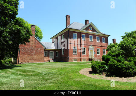 USA Maryland MD Laurel Prince Georges County Le Montpelier Mansion, La Maison du Major Thomas Snowden et épouse Anne dans les années 1700 Banque D'Images