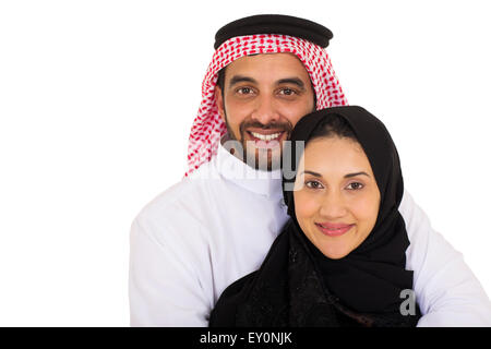 Beau couple arabe portrait Banque D'Images