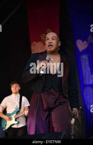 Londres, Royaume-Uni. 18 juillet, 2015. Pays de Lambeth Show 2015 avec musique live et de l'alimentation animal show à Brockwell Park, Londres. Credit : Voir Li/Alamy Live News Banque D'Images