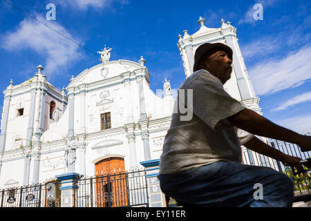 En 1900 Eglise Saint-Pierre à Rivas, Nicaragua Banque D'Images