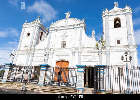 L'Église catholique à Rivas, Nicaragua Banque D'Images