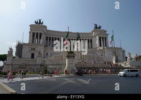 Monumento a vittorio emanuele ii, à Rome, Italie Banque D'Images