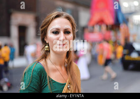 Toronto, Canada. 18 juillet, 2015. Au cours de la 43e dévot Festival annuel de l'Inde le 18 juillet 2015 à Toronto,Canada. Credit : NISARGMEDIA/Alamy Live News Banque D'Images