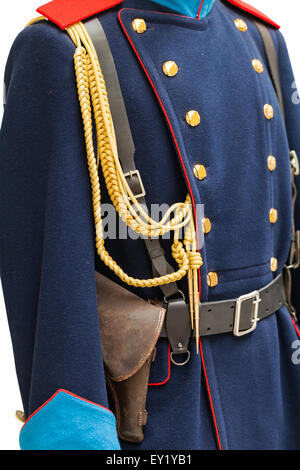 Mannequin dans l'ancien employé des chemins de fer d'uniformes Banque D'Images