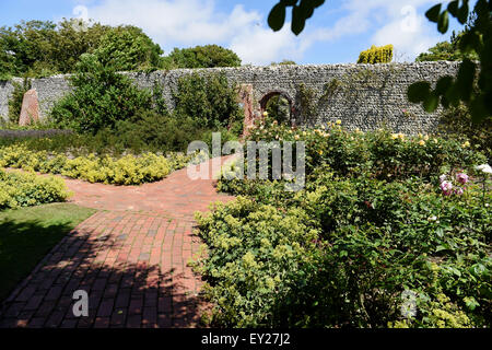 Kipling Gardens Rottingdean près de Brighton East Sussex UK Kiplings jardins étaient autrefois partie de l'Elms accueil de Rudyard Kipling Banque D'Images